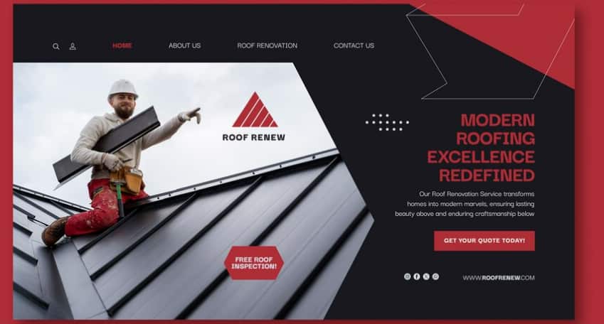 Soaring to New Heights: Maximizing SEO for Roofing Experts Websites in New Jersey with Eighteen Webs Design Studio