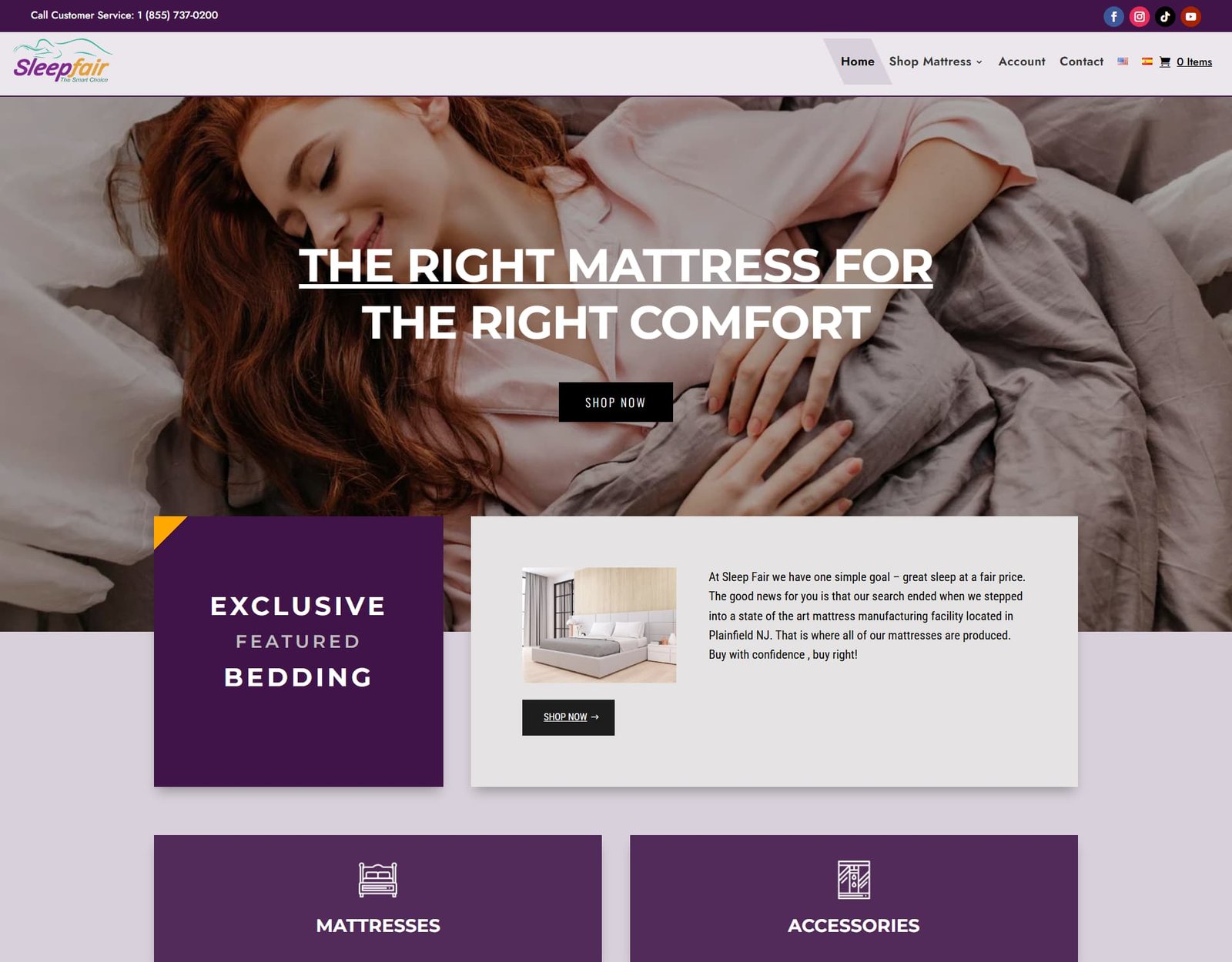 Sleep Fair website