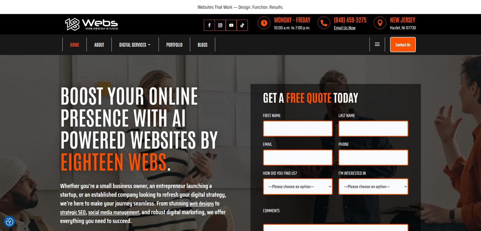 web design agency Hazlet NJ
