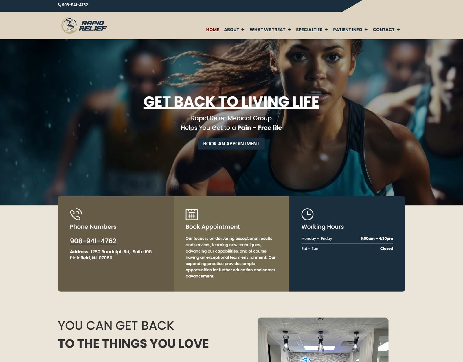 Rapid Relief website
