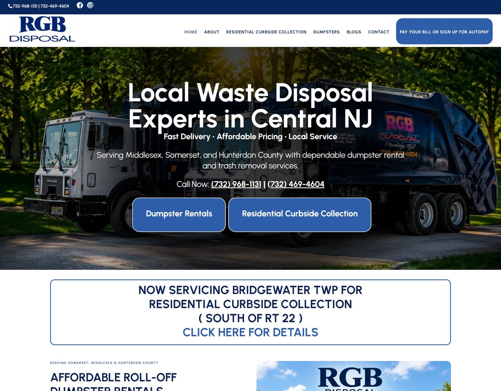 RGB Disposal website